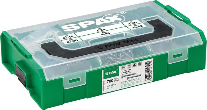 Actual product image Spax Montagekasten L-Boxx Mini Kunststoff T-Star Plus (703 Screws per piece)