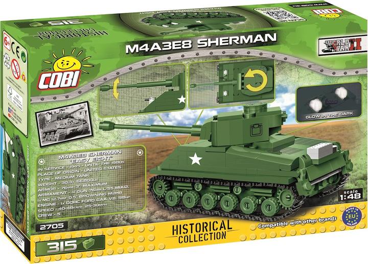 Produktbild Cobi M4A3E8 Sherman / 315 pcs. (Easy Eight)