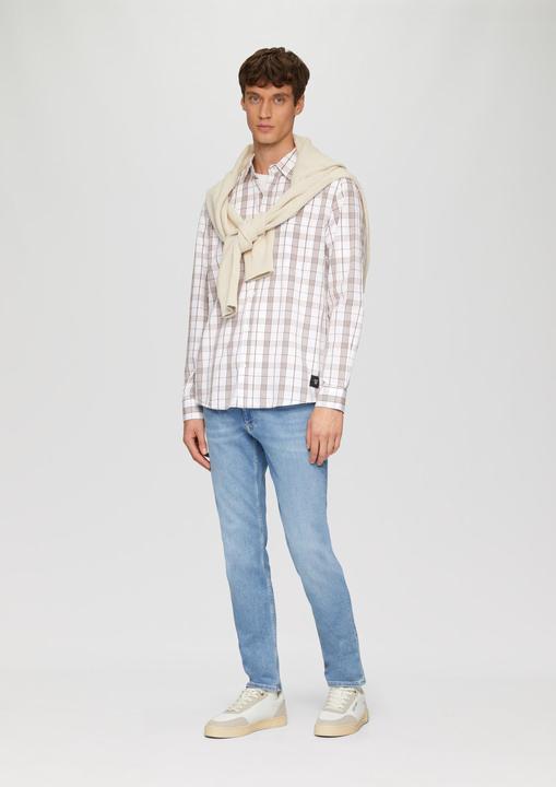 Produktbild S.Oliver Hemd Regular Fit: Kariertes Hemd mit Label-Patch (XL)