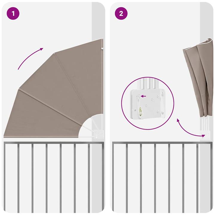Produktbild vidaXL Balkon Sichtschutz (115 cm)
