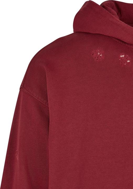 Produktbild Urban Classics Distressed Hoody bloodstone M (M)