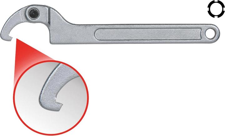 Actual product image KS Tools 517.1320 (180 mm, 155 mm, 124 mm, 160 mm, 145 mm, 150 mm, 140 mm, 170 mm, 175 mm, 142 mm, 135 mm, 130 mm, 165 mm, 125 mm, 120 mm)