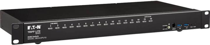 Eaton TIPPLITE 16-Port DisplayPort/USB KVM Switch with Audio/Video and USB Peripheral Sharing 4K 60