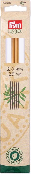 Actual product image Prym Knitting needles BAMBOO 2.00 mm, 20 cm