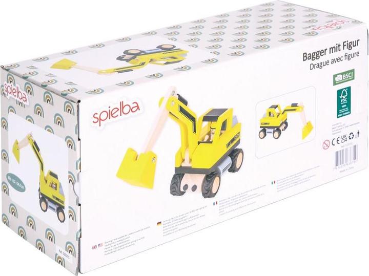 Actual product image Spielba Excavator with figure