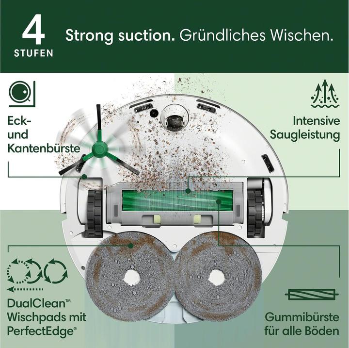 Image du produit iRobot Roomba Plus 505 Combo + AutoWash Dock (Robot d'aspiration et de nettoyage)