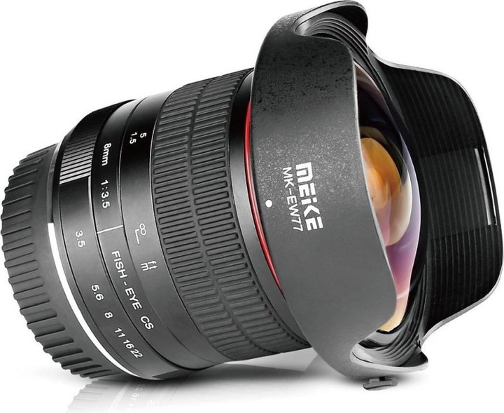 Actual product image Meike 8mm f/3.5 MFT (Micro Four Thirds, APS-C / DX)