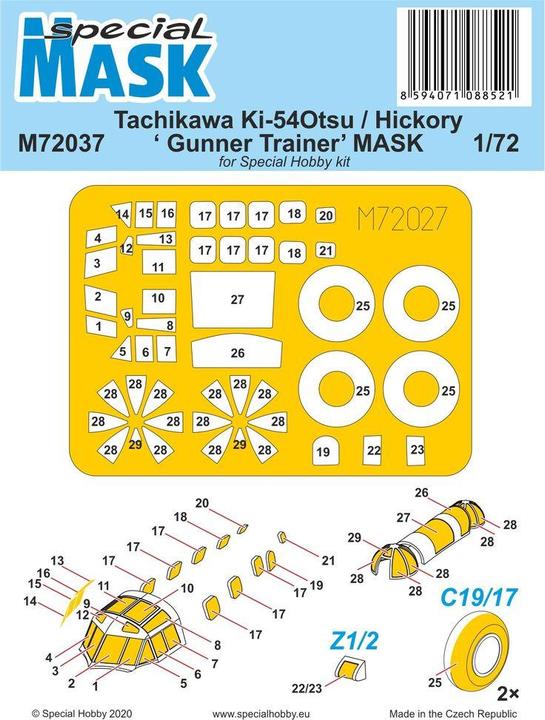 Produktbild Special Hobby Tachikawa Ki-54Otsu / Hickory Gunner Trainer MASK