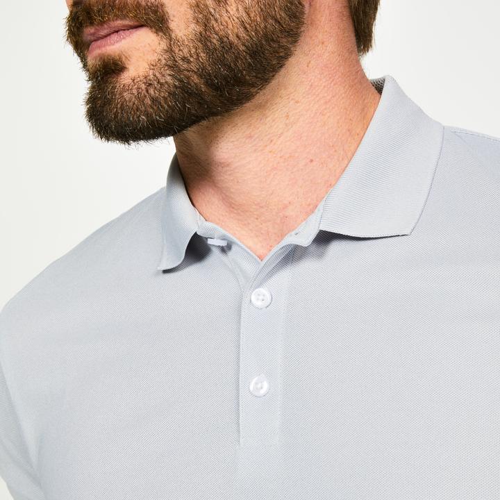 Image du produit Inesis Polo de golf à manches courtes pour hommes - WW500 gris perle (S)