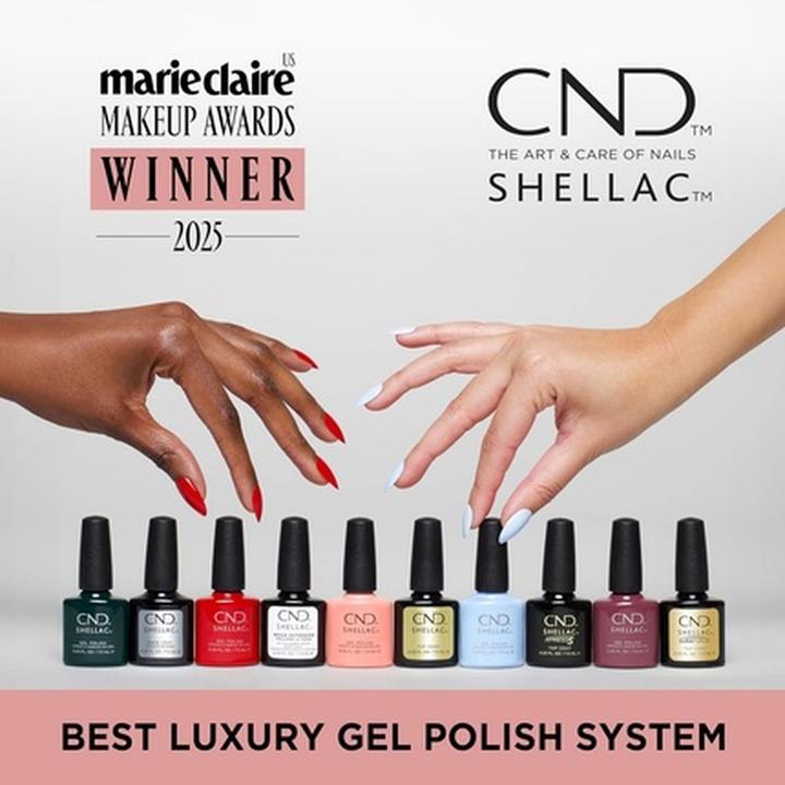 Image du produit CND Shellac UV Color Coat Books & Beaujolais (Ruby Ritz, Vernis semi-permanent)
