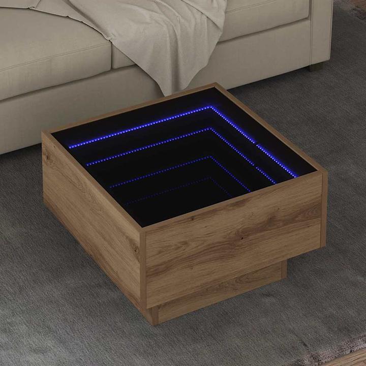 Image du produit vidaXL Rustikaler Couchtisch (50 x 50 x 30 cm)