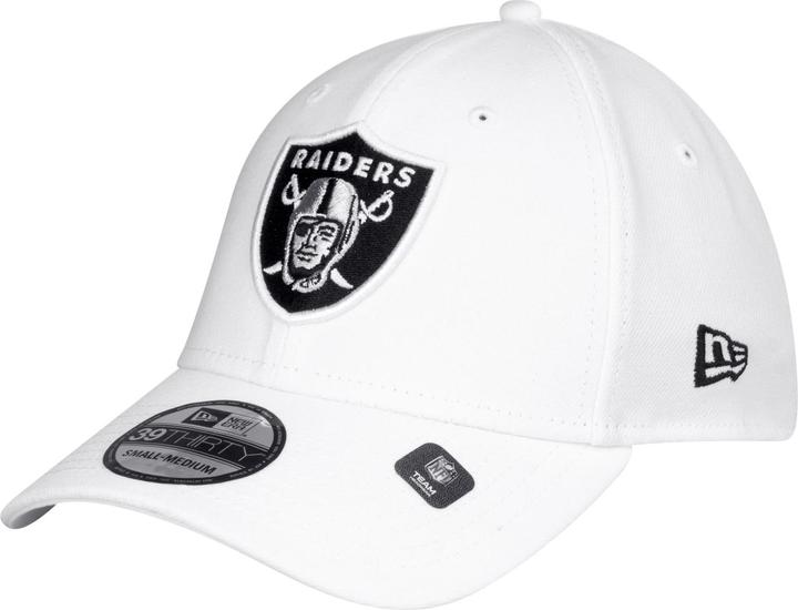 Actual product image New Era 39Thirty Stretch Cap - NFL Las Vegas Raiders blanc
