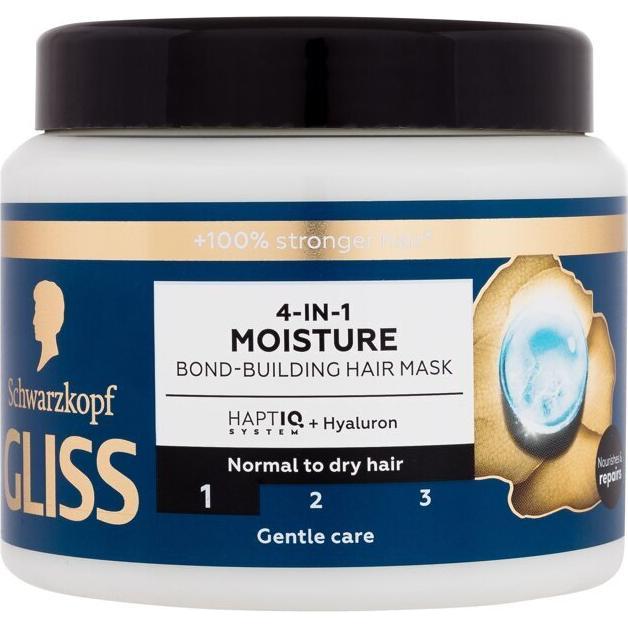 Schwarzkopf, Maschera, Gliss Trt Aqua Revive Maschera rinforzante per capelli 4In1 Idratazione 400Ml (400 ml)