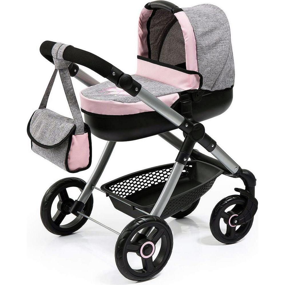 Reig Puppenwägelchen Stule Pram Grau 63 cm