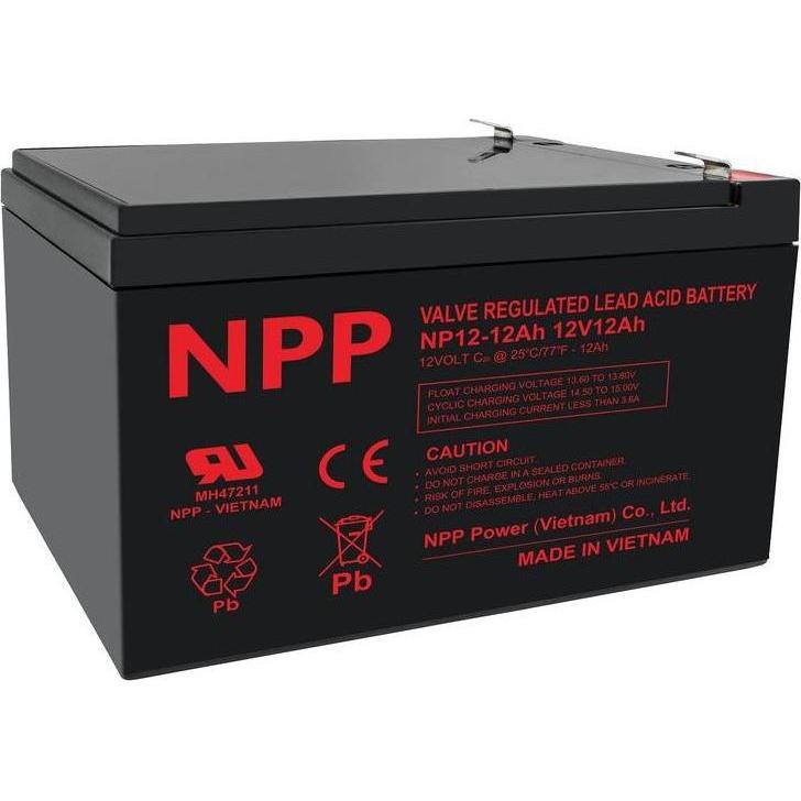 NoName Battery NPP, 12V 12AH (12000 mAh), Batterie + pile
