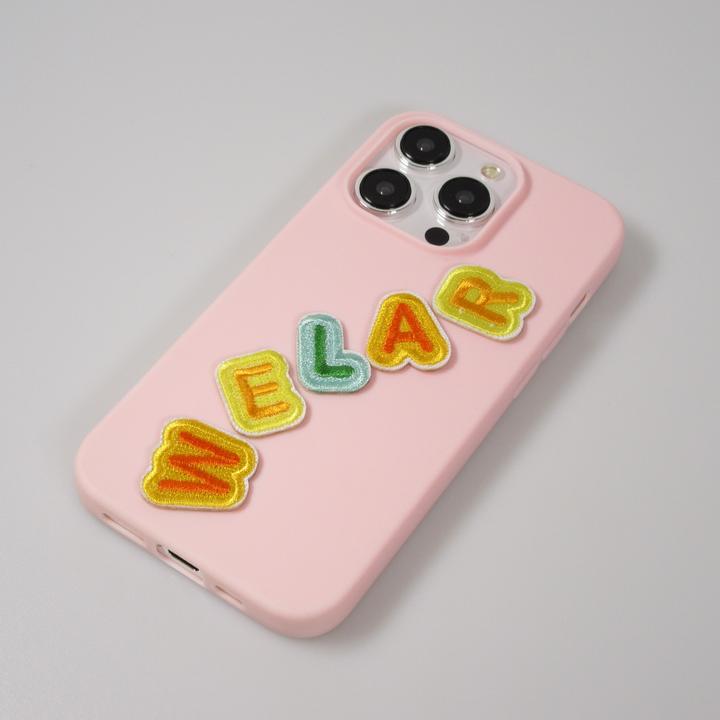 Actual product image PhoneLook Sticker Sticker for mobile/tablet/computer 3D embroidered Mini Lettre P