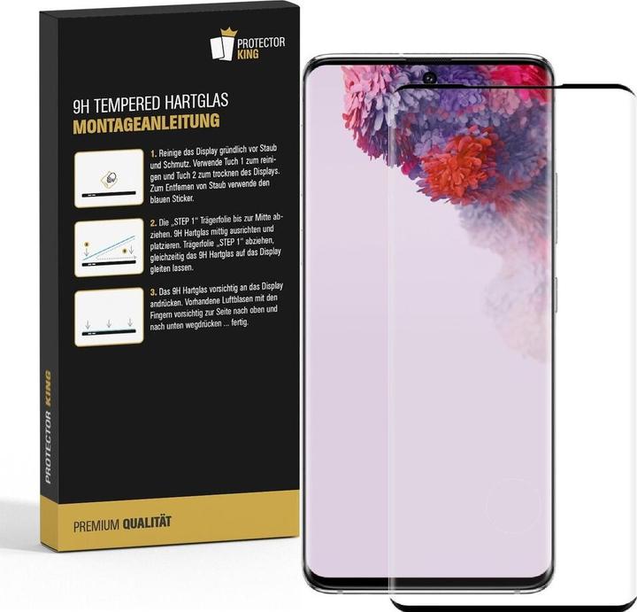 Actual product image Protectorking 6x real tempered 9H armoured glass 3D CLEAR (6 pcs., Samsung Galaxy S20 Ultra)