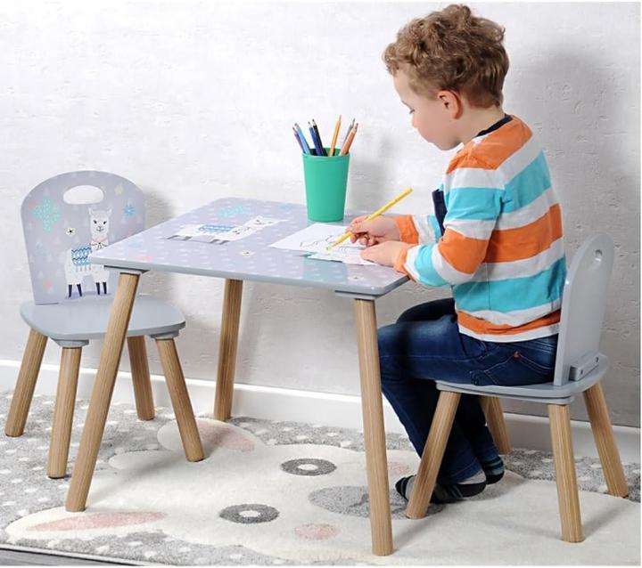 Produktbild Kesper Kindertisch-Set mit 2 Stühlen aus Holz (Kindersitzgruppe)