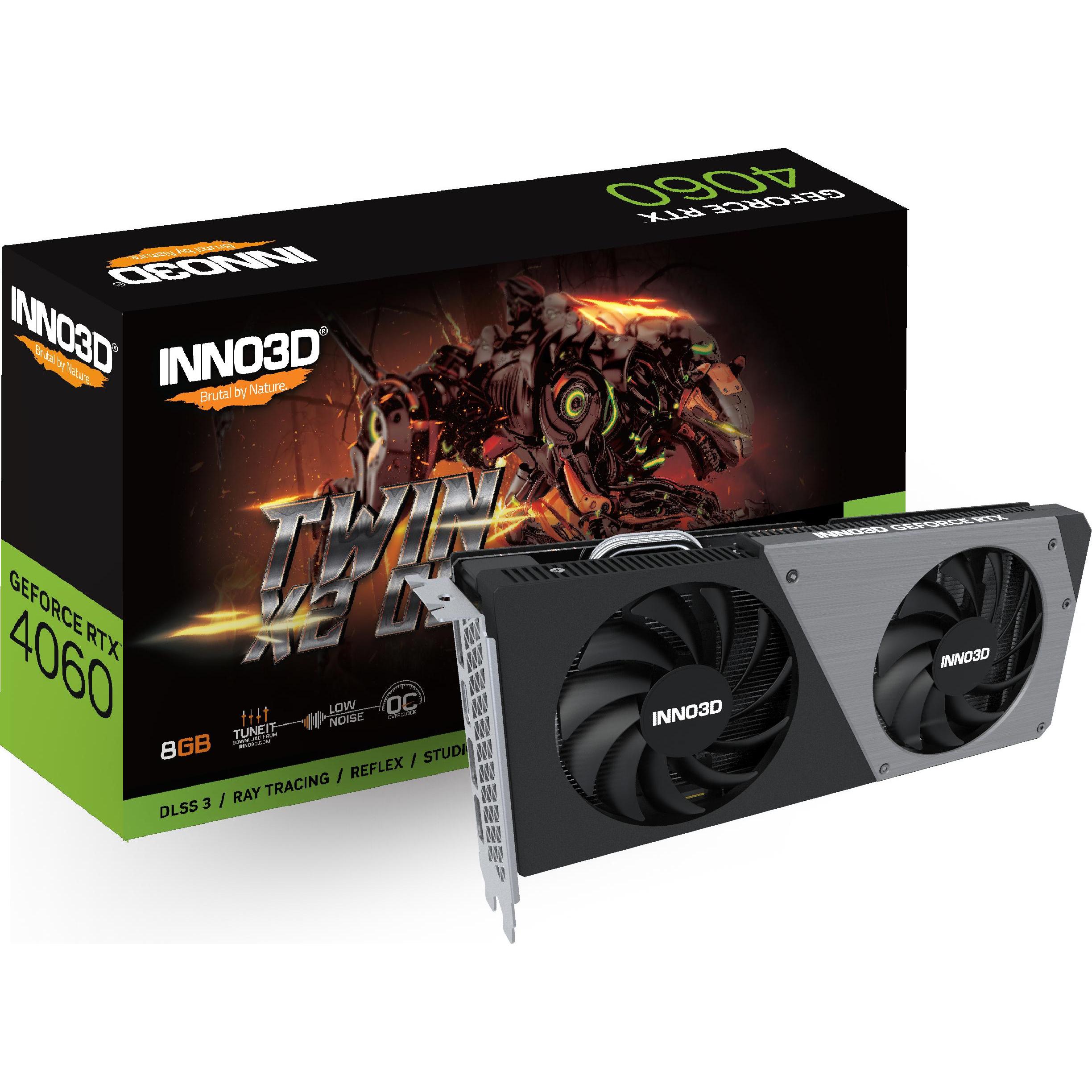 Thumbnail - Inno3D GeForce RTX 4060 Twin X2 OC (8 GB), Grafikkarte