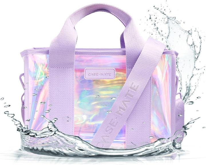 Produktbild Case-Mate Soap Bubble Mini-Strandtasche – wasserdichte Umhängetasche (irisierend)