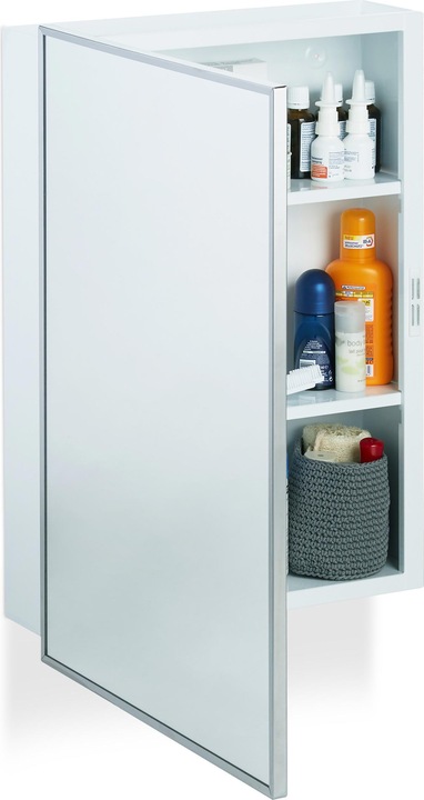 Actual product image Relaxdays Mirrored Bathroom Cabinet (40.5 x 12.5 x 56 cm)