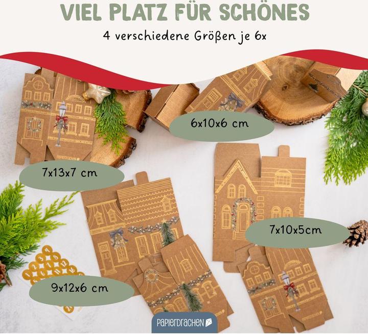 Image du produit Papierdrachen Maisons Kisten Altstadt