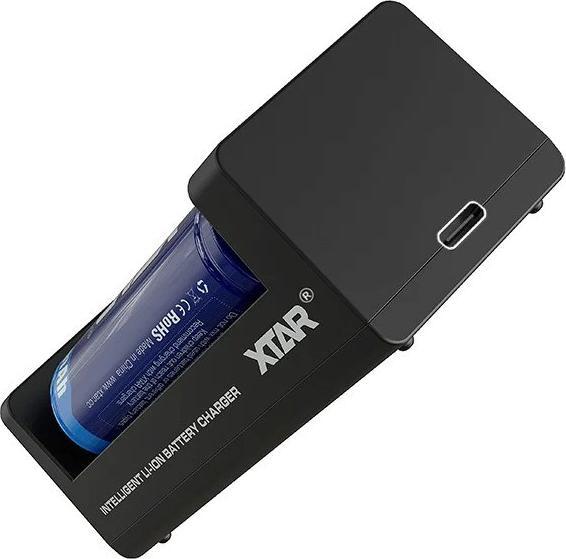 Produktbild Ladegerät für Li-Ion 18650 Xtar MC2C USB-C zylindrische Akkus (1 Stk., Ladegerät ohne Akku)