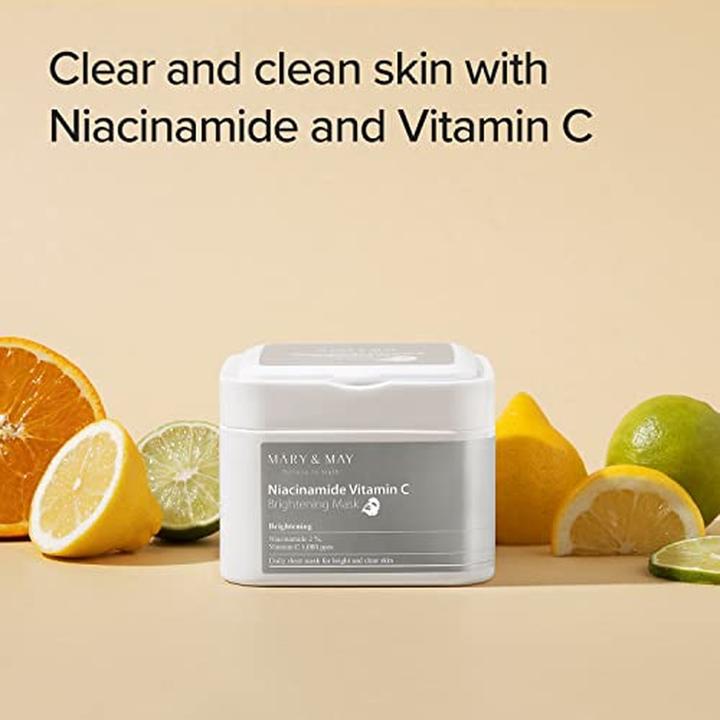 Actual product image Mary&May MARY & MAY - Brightening mask with niacinamide and vitamin C (400 ml)