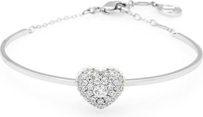 Produktbild Swarovski Hyperbola Armreif Herz Weiss (Swarovski Metall)