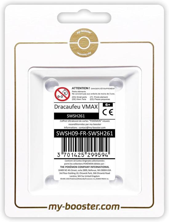 Immagine prodotto Pokémon Charizard VMAX Alternativa Full Art (Francese, Pacchetto Booster)