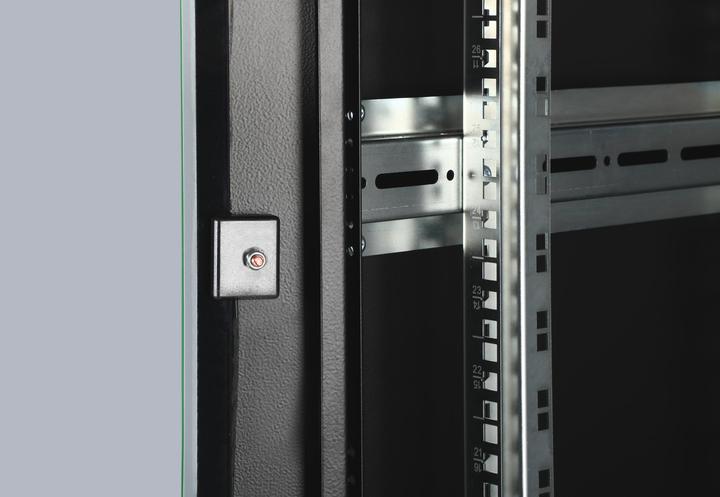 Produktbild Assmann DIGITUS 36HE Netzwerkschrank 1787x600x600 mm Farbe Schwarz RAL 9005 (36 HE, 19 Zoll Rack)