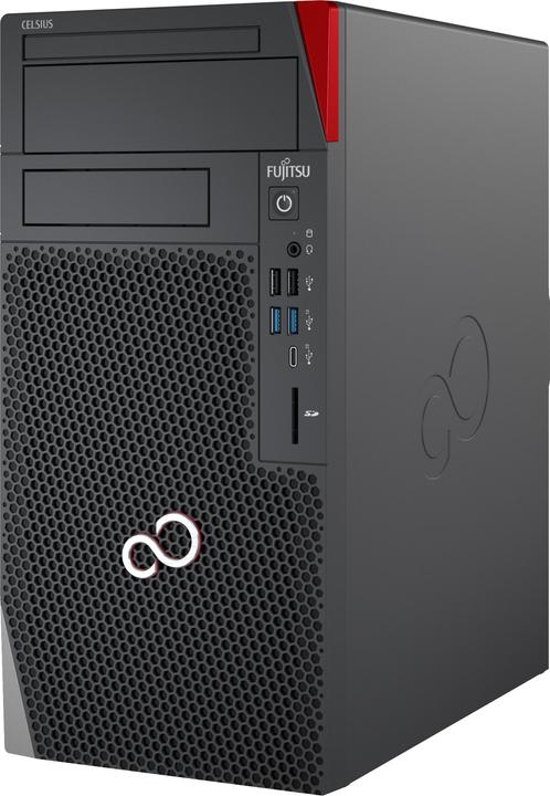 Actual product image Fujitsu CELSIUS W5011, i7-11700K M.2 NVME, NVIDIA RTX A2000, WLAN/BT, DVD-SM, W10P/W (512 GB, 32 GB, RTX A2000)