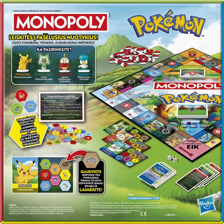 Produktbild Monopoly HAS MON boardgame Pokemon LT (Litauisch)