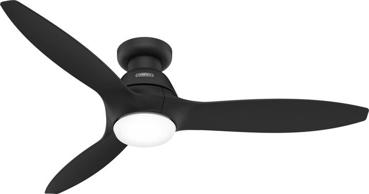 Produktbild Hunter Fans DC Deckenventilator Calabasas LP Schwarz mit LED (41 dB)
