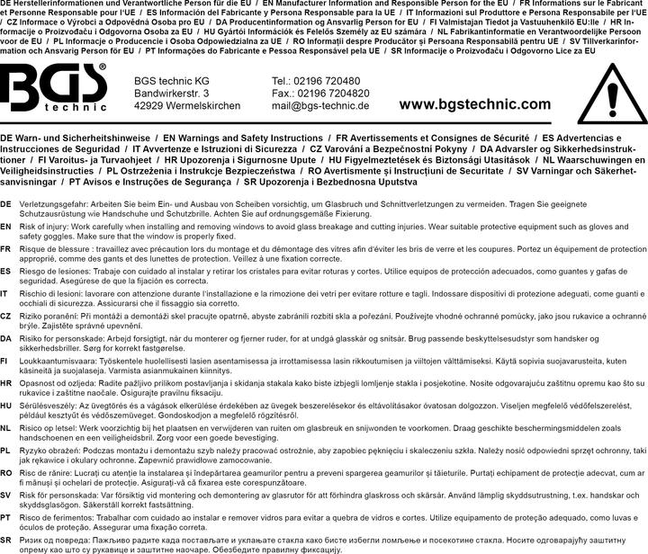 Immagine prodotto BGS Cavo di separazione in vetro