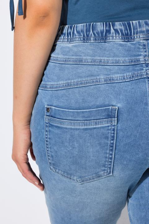 Immagine prodotto Ulla Popken Jeggings modello Sienna con taglio della gamba aderente e cintura elastica (48)