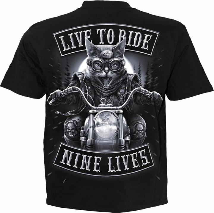 Immagine prodotto Spiral Nine Lives Maglietta Maniche Corte Adulto Unisex (M)