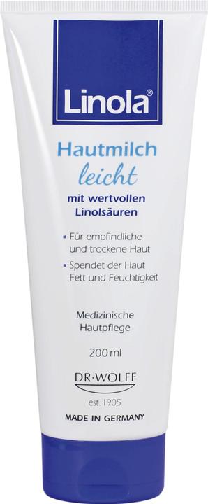 Dr. Wolff Lait pour la peau Linola léger, 200 ml LOT (Lait pour le corps, 200 ml)