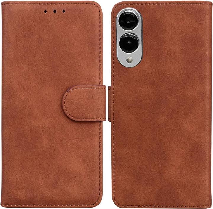 Cover-Discount Galaxy S25 Edge - Solide Leder Etui Hülle (Samsung Galaxy S25 Edge)