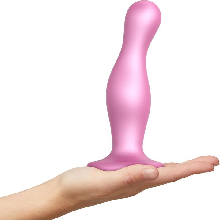 Produktbild Strap-on-me Dildo Plug Curvy Metallic Sugar Pink M
