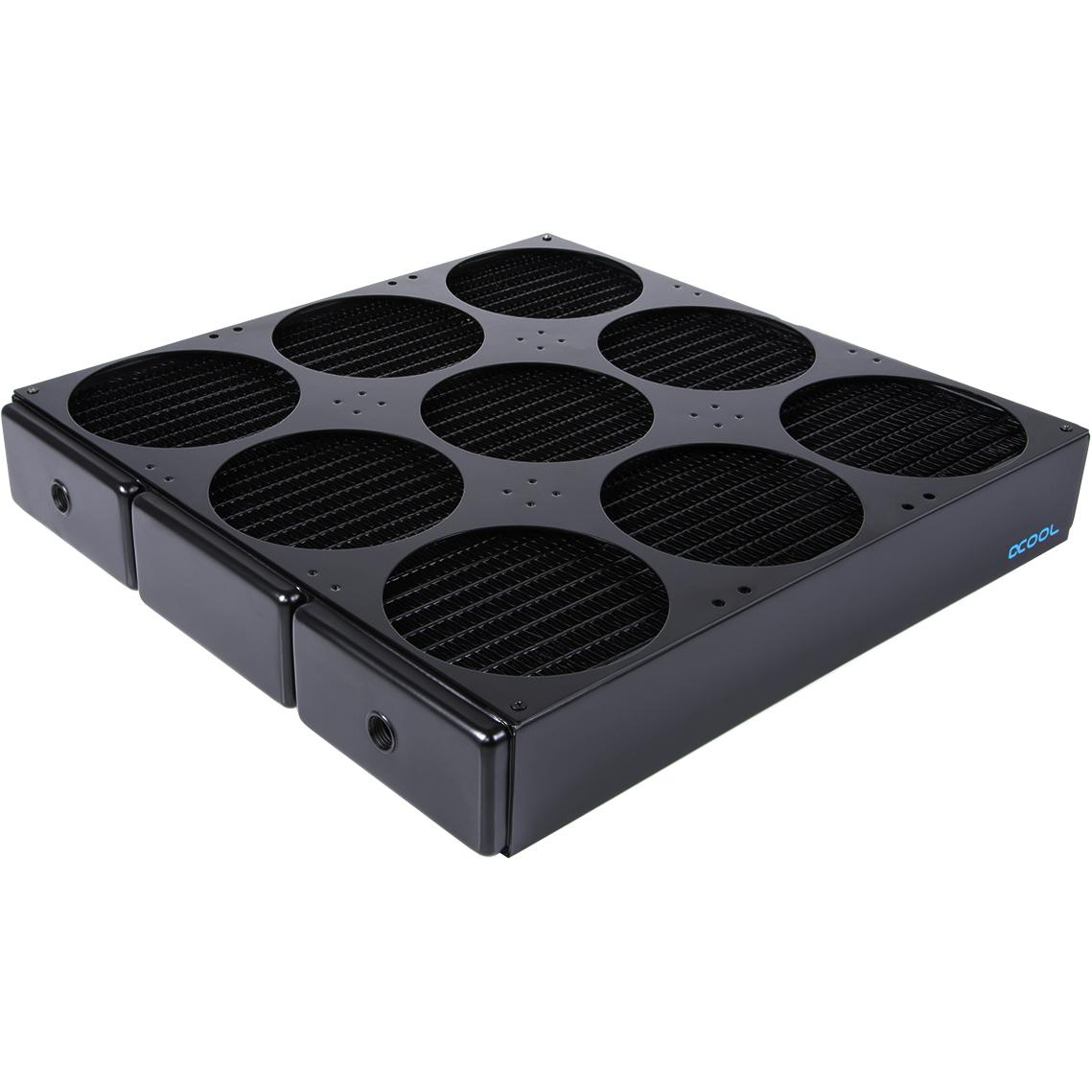 Alphacool 14391 Computerkühlsystemteil/-zubehör Heizkörper (120 mm), Wasserkühlung Radiator, Schwarz