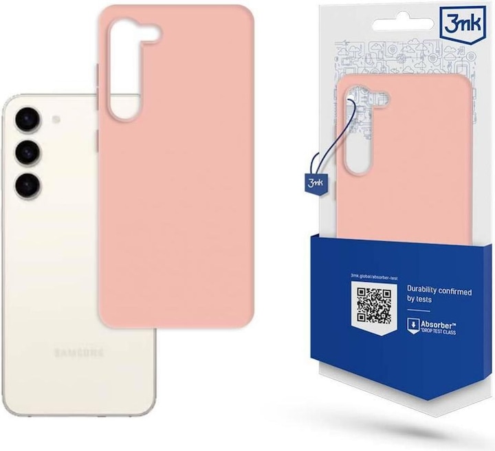 Actual product image 3MK Matt Case Soft Touch Silicone Case Series (Samsung Galaxy S23)
