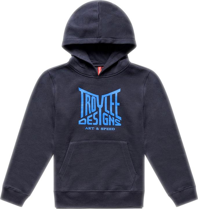 Produktbild Troy Lee Designs Pullover Hoodie, Handlebar, carbon, youth, S (S)