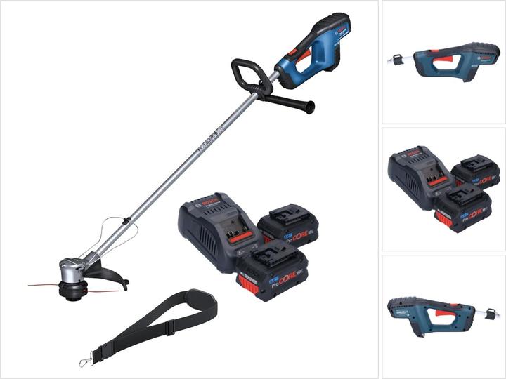 Produktbild Bosch Professional Bosch GRT 18V-33 Professional Akku Rasentrimmer 18 V 330 mm Brushless + 2x ProCORE Akku 8,0 Ah + La