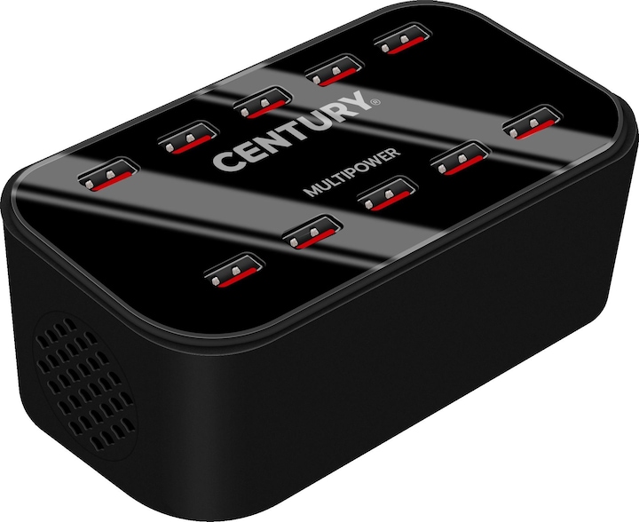 Produktbild Century MULTIPOWER 10-fach USB Ladestation 100-240V 100W IP20 (100 W)