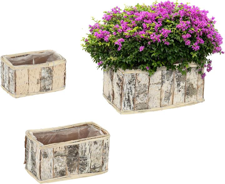 Produktbild Relaxdays 3x Blumentopf (17.50 x 28 x 14 cm)
