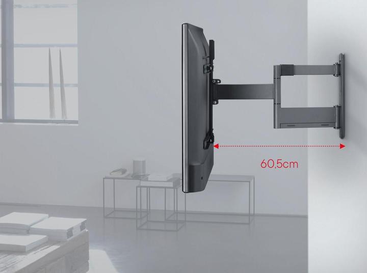 Produktbild One for All WM5450 TV-Wandhalterung (neigbar, schwenkbar, geeignet für TVs bis 77 Zoll) (Wand, 80 kg)
