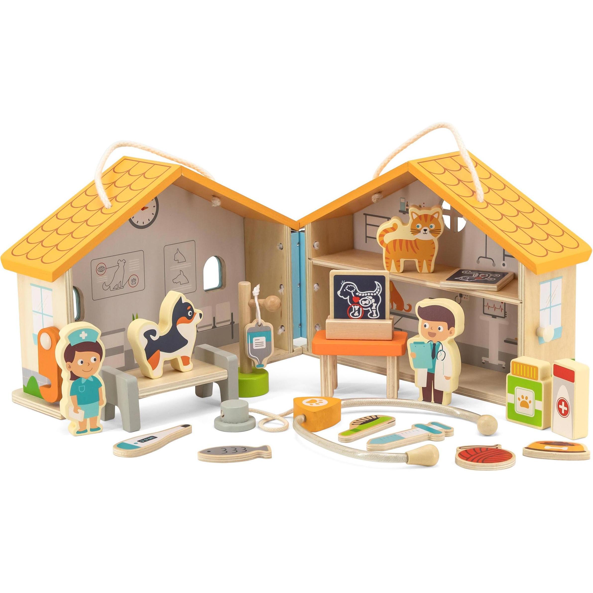 Viga Toys Tierarzt-Set