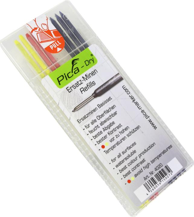 Actual product image Pica DRY Refills Base Set Colorful Water Soluble Multi Use 16 pcs. ( 2x 4020 ) (16 pcs., 2.80 mm, 2B)