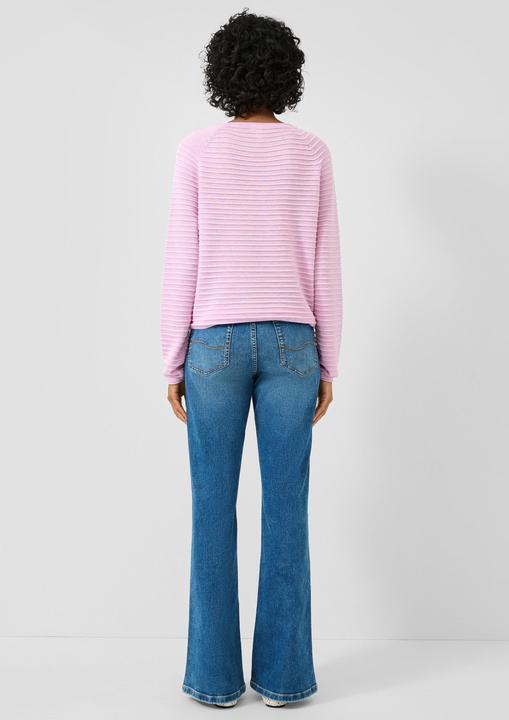 Produktbild s.Oliver Strickpullover Pullover mit Strukturmuster aus Viskosemix (XL)